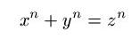 Fermat'sche Gleichung